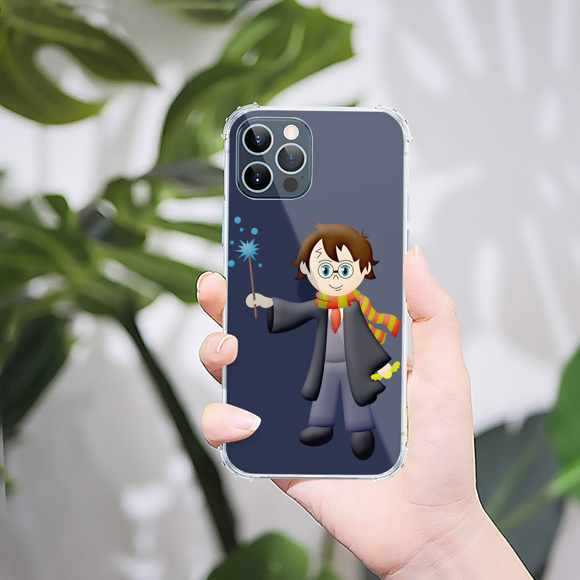 （画像用） Harry Potter ハリー・ポッターシリーズ 【iPhone 12シリーズ対応】透明スマホケース（クリアソフトケース）
